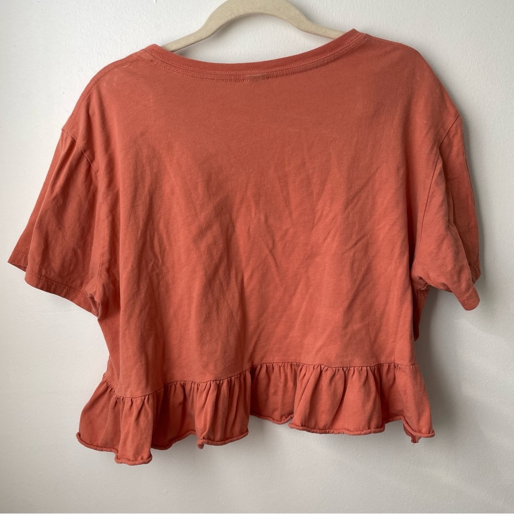 Target Wild Fable Cropped Ruffle Top - Picture 4 of 4